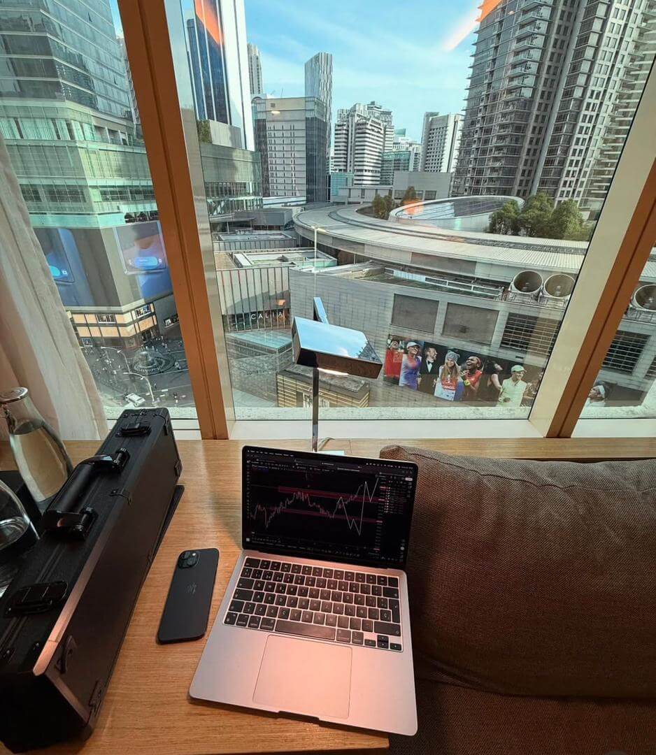 CoffieFX live trading setup